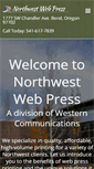 Mobile Screenshot of northwestwebpress.com