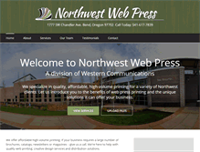 Tablet Screenshot of northwestwebpress.com